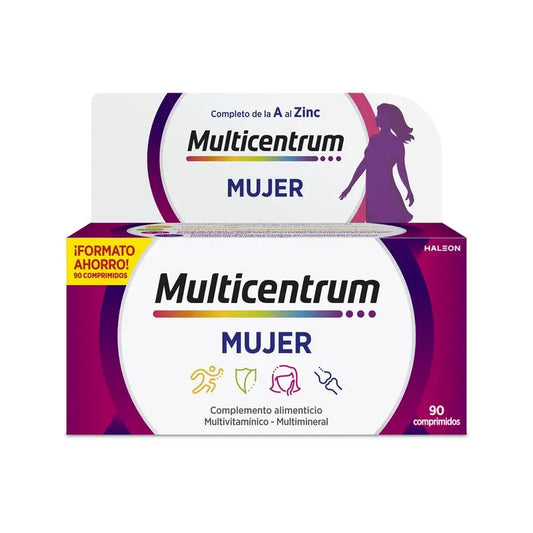 Multicentrum Frauen Multivitamin-Nahrungsergänzungsmittel, 90 Tabletten