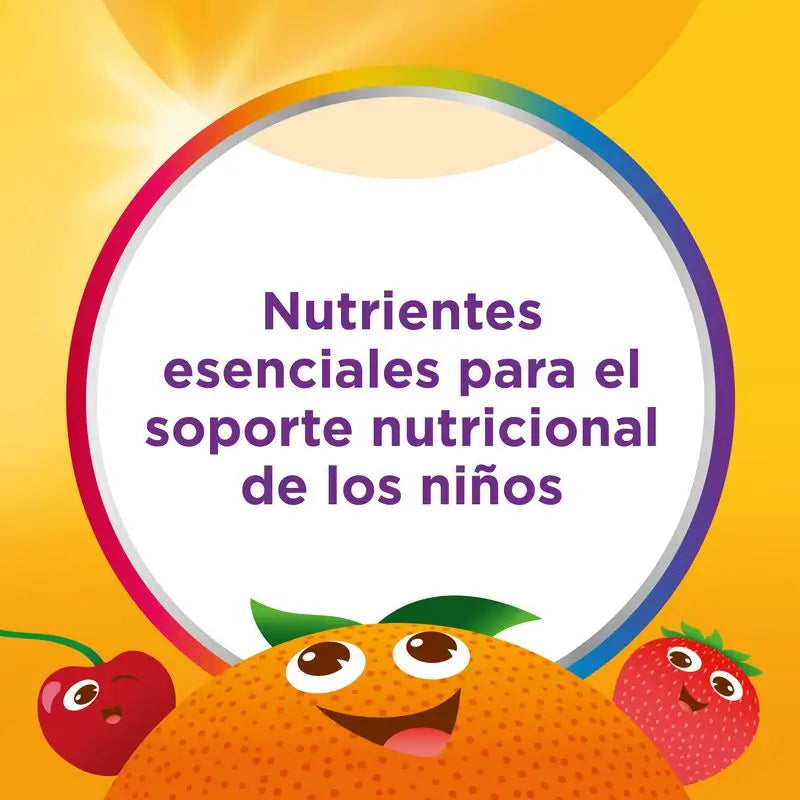 Multicentrum Vitagomis Junior Multivitamin für Kinder Kirsch-, Orangen- und Erdbeergeschmack, 30 Gummibärchen