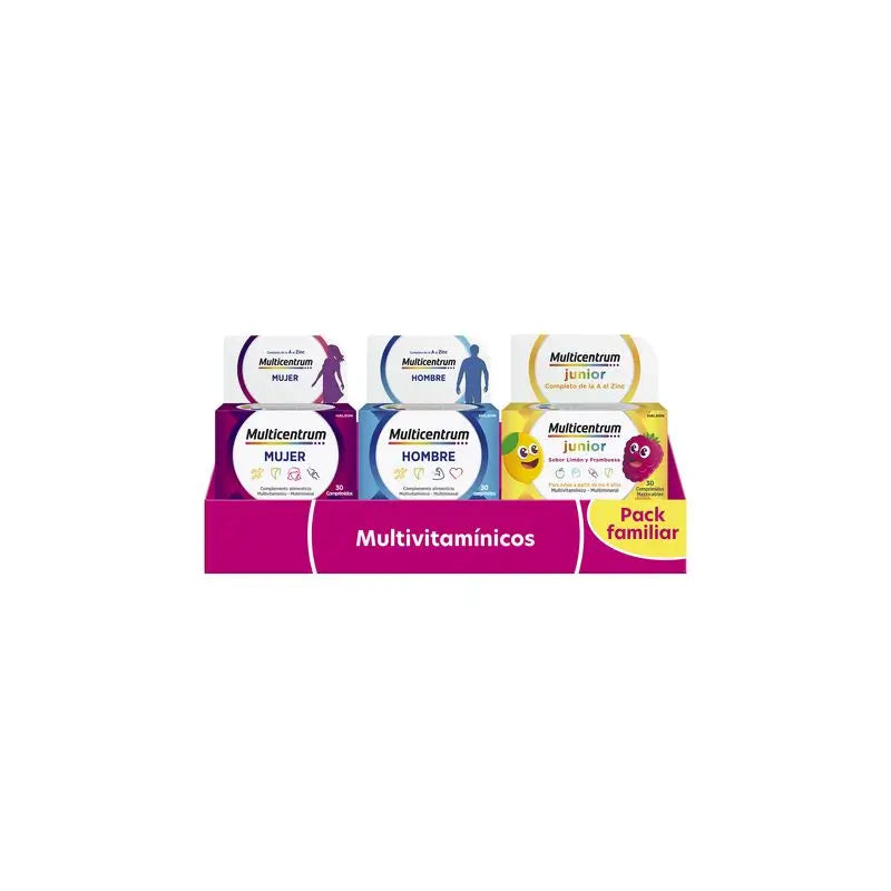 Multicentrum Multivitamin Familienpackung für Frauen + Männer + Junioren