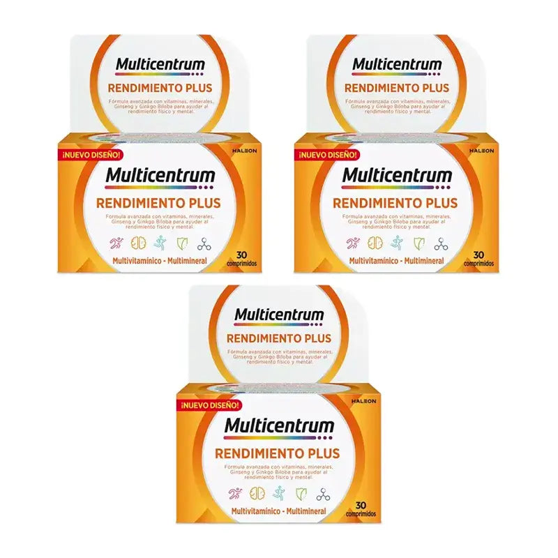 Multicentrum Performance Plus Multivitamin Pack 3 x 30 Tabletten