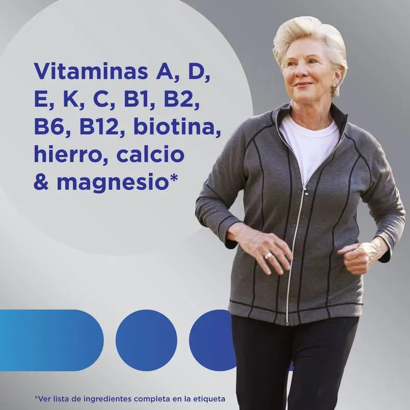 Multicentrum Erwachsene 50+ Multivitamin-Nahrungsergänzungsmittel für Erwachsene 50+, 90 Tabletten