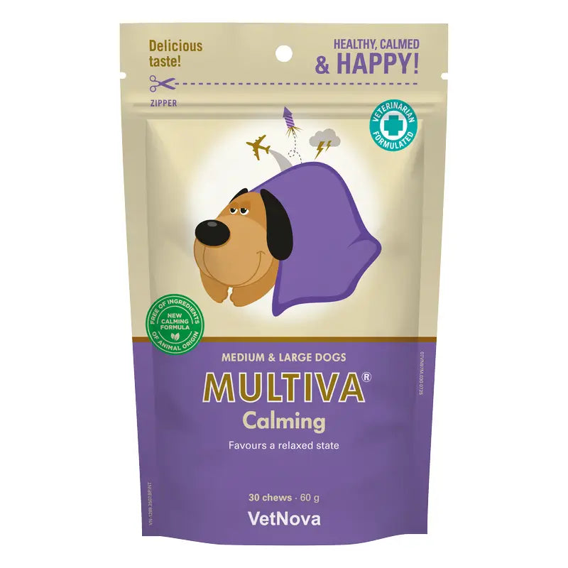 Multiva Calming für mittelgroße und große Hunde, 30 Kausnacks