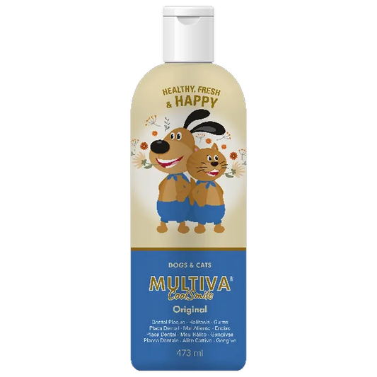 Multiva CoolSmile Original Hunde & Katzen Mundlösung, 473 ml