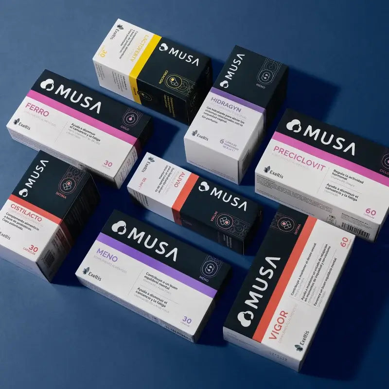 Musa Acnibiotic Akne Nahrungsergänzungsmittel mit Probiotika und Riboflavin , 30 Kapseln