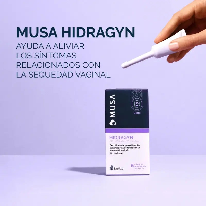 Musa Hydragin Vaginal-Feuchtigkeitscreme, 6 Kanülen