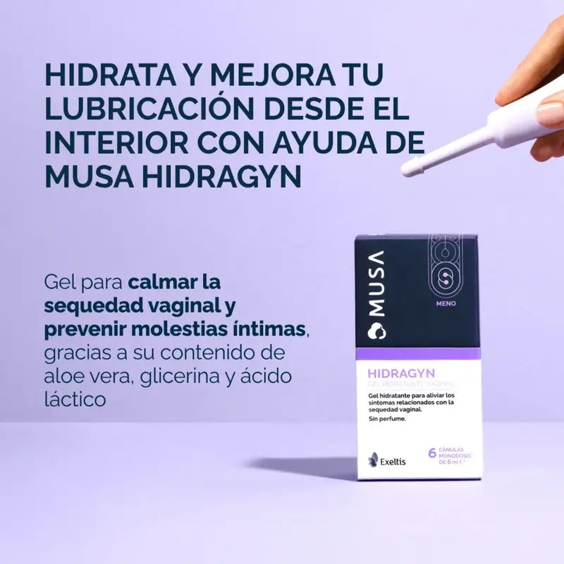 Musa Hydragin Vaginal-Feuchtigkeitscreme, 6 Kanülen