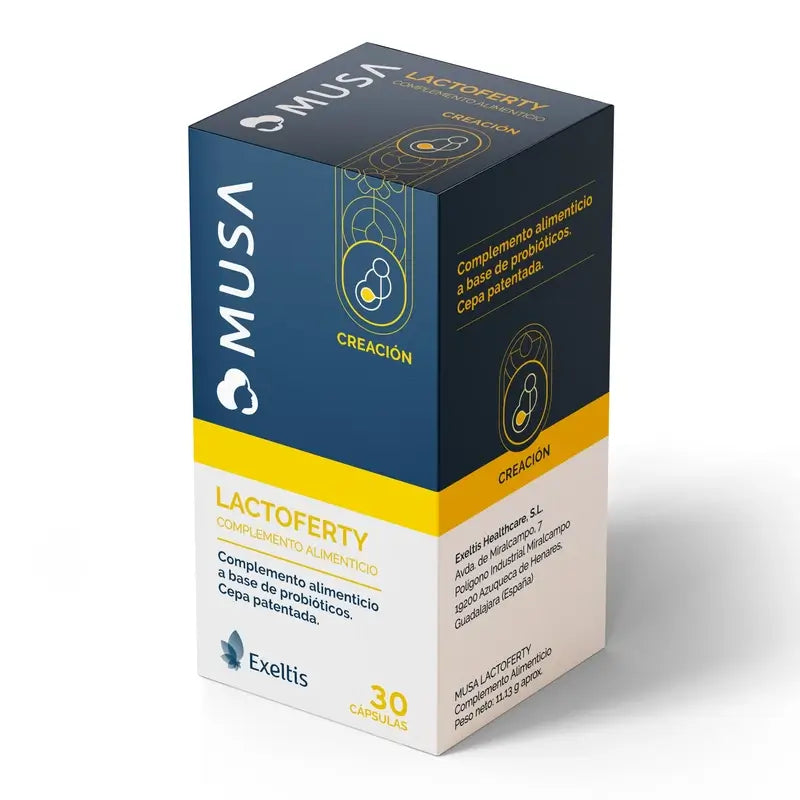 Musa Lactoferty Probiotic Fruchtbarkeit, 30 Kapseln