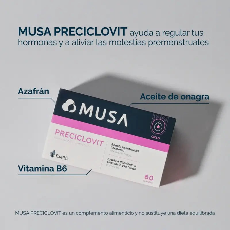 Musa Triplo Preciclovit Prämenstruell , 3 x 30 Kapseln