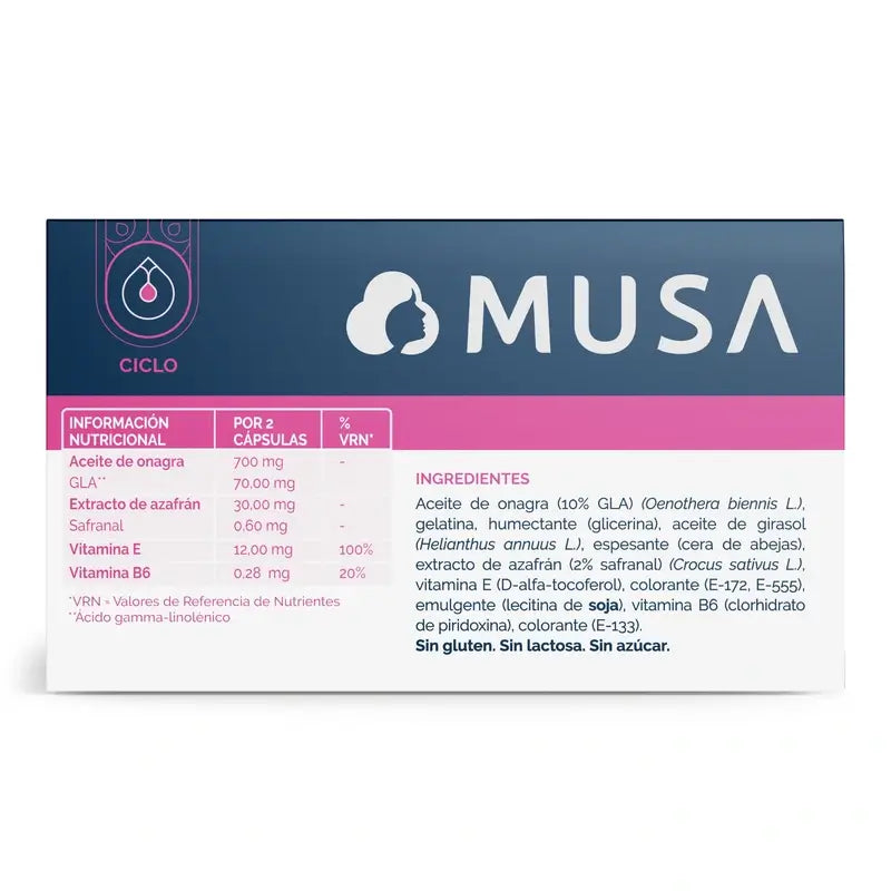 Musa Triplo Preciclovit Prämenstruell , 3 x 30 Kapseln