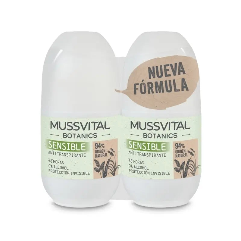 Mussvital Botanics Sensitive Feuchtigkeit , 2 x 75 ml