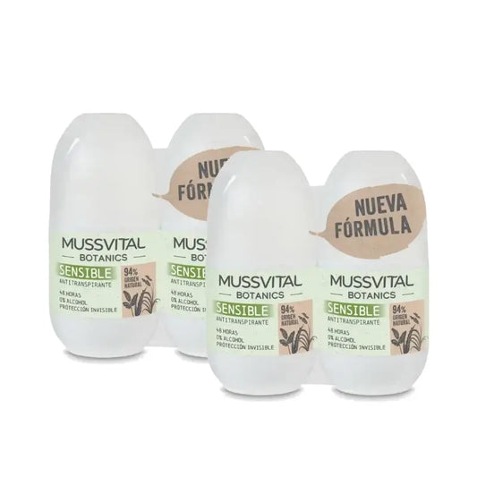 Mussvital Botanics Deo Sensible, 2 × 75 ml, 2er-Pack