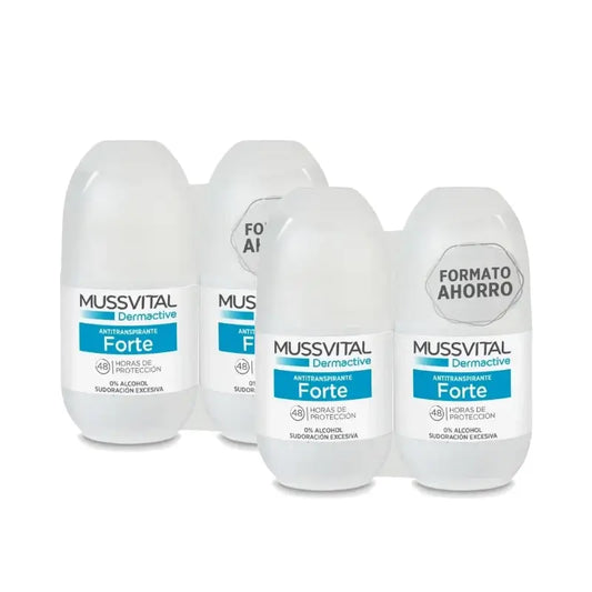 Mussvital Derma Deo Forte, 2 × 75 ml, 2er-Pack