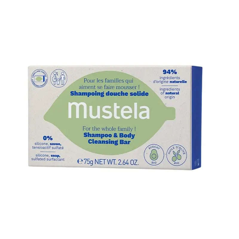 Mustela Festes Shampoo Haar & Körper, 75G