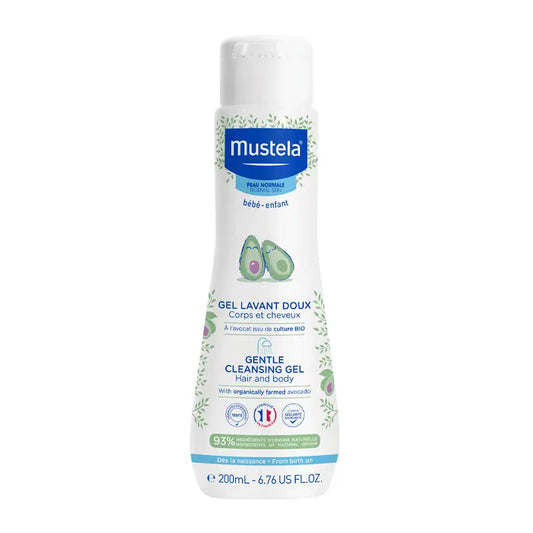 Mustela Gentle Bath Gel with Avocado Bio, 200 ml