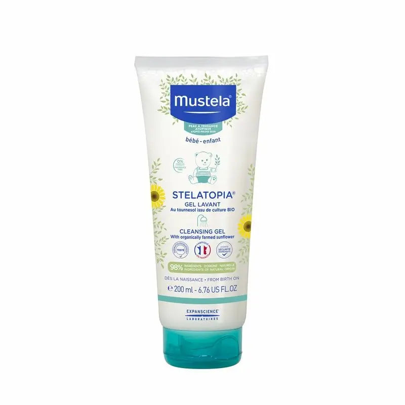 Mustela Stelatopia Badegel, 200ml