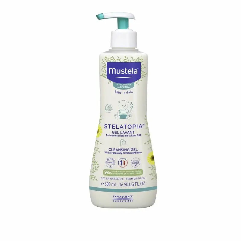 Mustela Stelatopia Badegel, 500ml