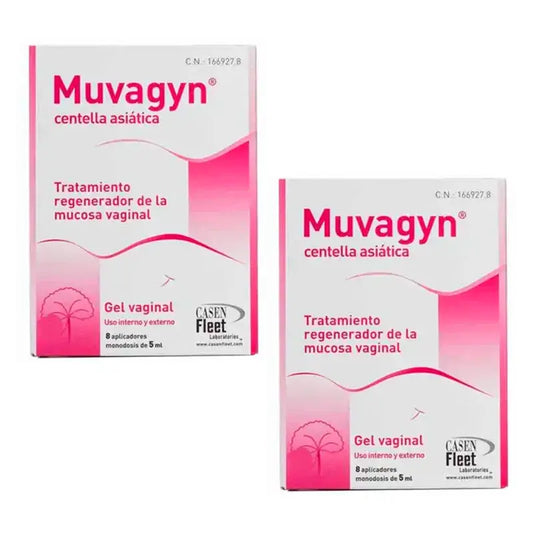 Muvagyn Centella Asiatica Vaginal Gel Pack 2 x 8 Applikatoren
