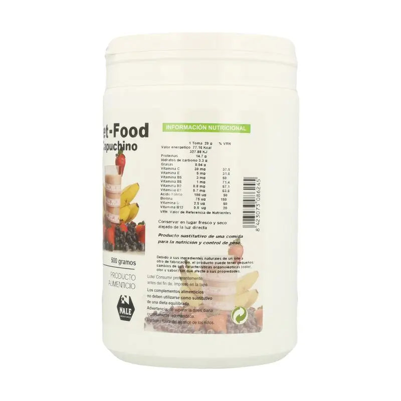 Nale Diätkost Cappuccino-Geschmack Shake 500Gr