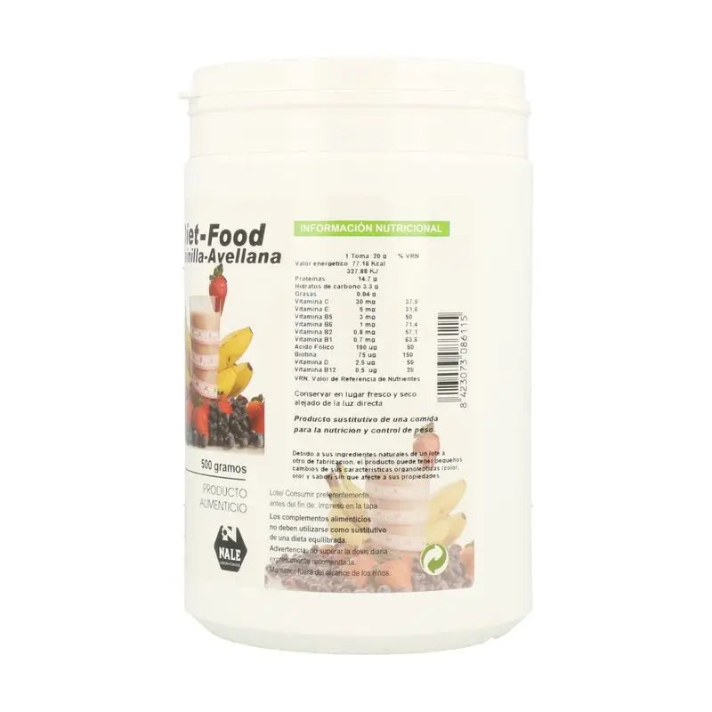 Nale Diätkost Vanille-Haselnuss-Milchshake 500Gr