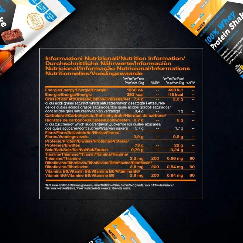 Named Sport 100% Molkenprotein-Shake Choco Brownie, 1 Beutel à 900 g