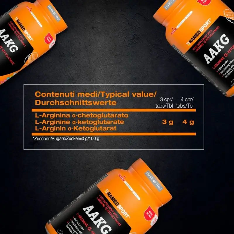 Benannte Sport-Aminosäuren Aakg, 1 Glas mit 120 cpr