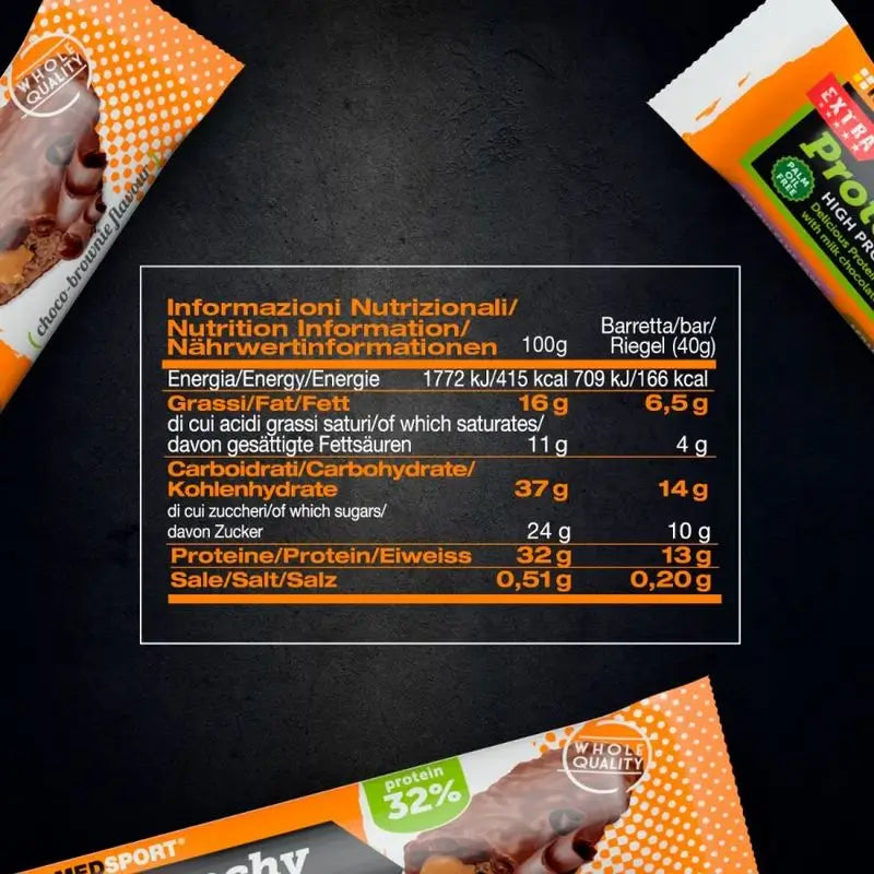 Named Sport Crunchy Proteinbar Choco Brownie Riegel, 24 x 40 Gramm