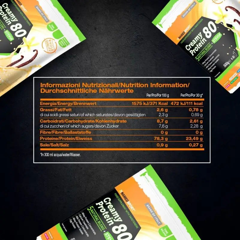 Named Sport Creamy Protein Vanilla Delice , 1 Beutel à 500 g