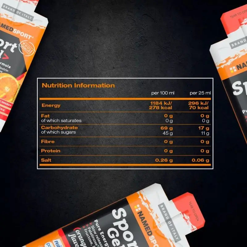 Named Sport Energy Sport Gel Orange , 32 Gele x 25 ml