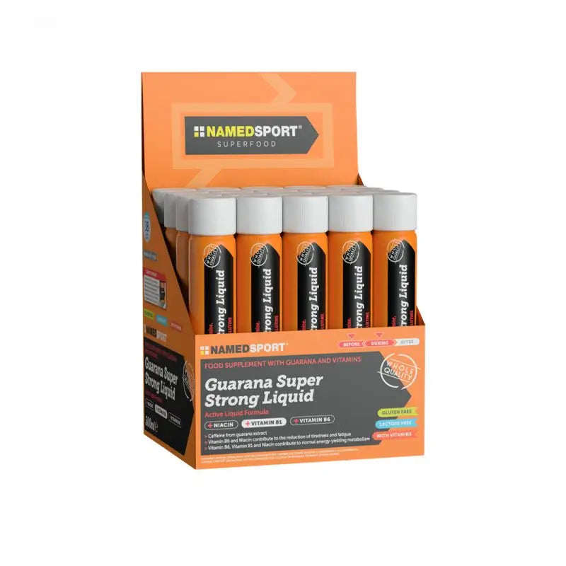 Named Sport Supplement Guaranà Super Strong Liquid , 20 Fläschchen x 25 ml