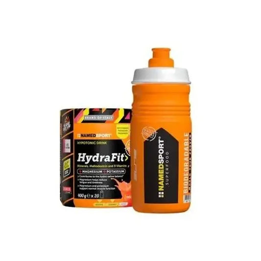 Named Sport Vitamins & Minerals Hydrafit + Sportbottle Hydra2Pro 2020 , 1 Dose zu 400 Gramm