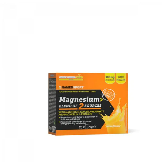 Named Sport Vitamine & Mineralien Magnesium-Mischung aus 2 Quellen, 1 Schachtel mit 20 Beuteln