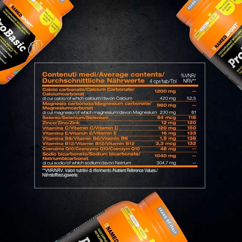 Benannte Sport Vitamine & Mineralien Pobasic , 1 Glas mit 120 cpr