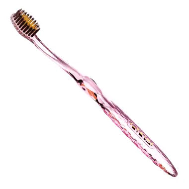 Nano-B Gold Charcoal Zahnbürste Rosa Farbe