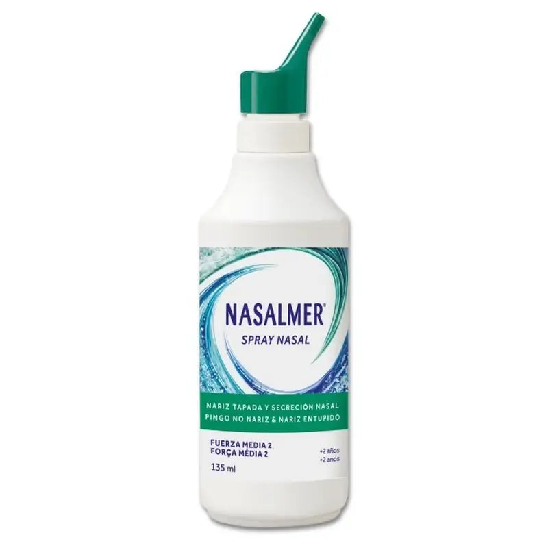 Nasalmer Medium Strength, Tägliche Nasenhygiene und -entlastung, 135 ml Spray