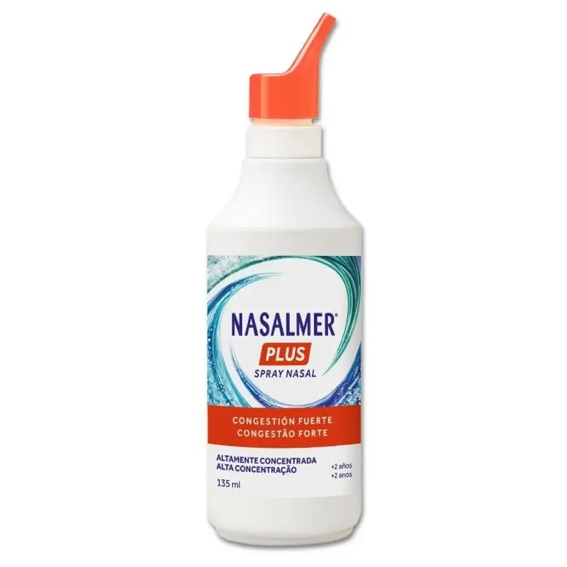 Nasalmer Plus, Abschwellen der Nase und Erleichterung bei starker Verstopfung, 135 ml Spray