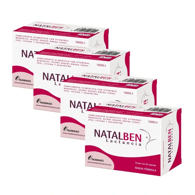 Natalben Lactation , 4 x 60 Kapseln