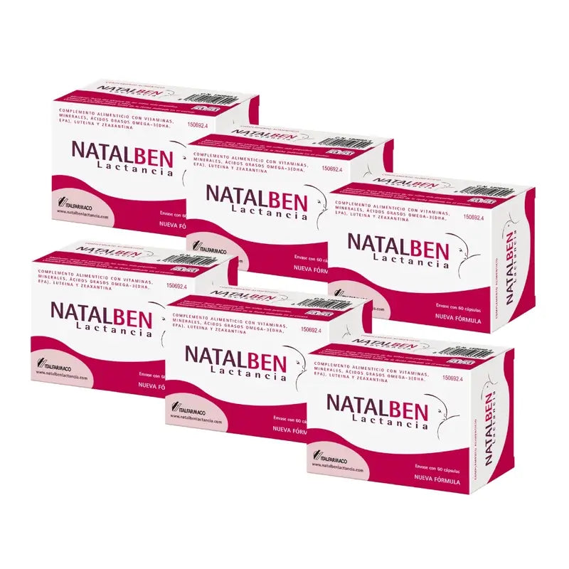Natalben Lactation , 6 x 60 Kapseln