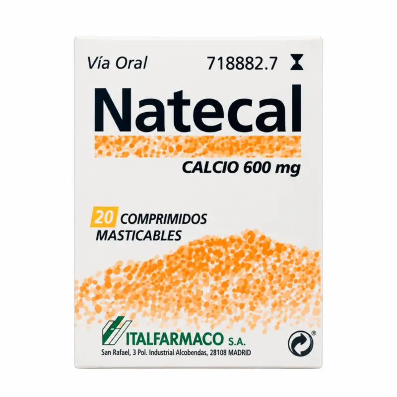 Natecal Calcium 600 mg 20 Kautabletten