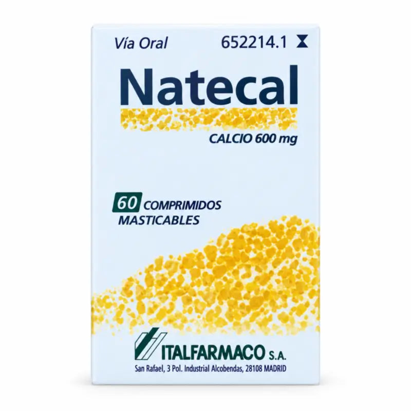 Natecal Calcium 600 mg 60 Kautabletten