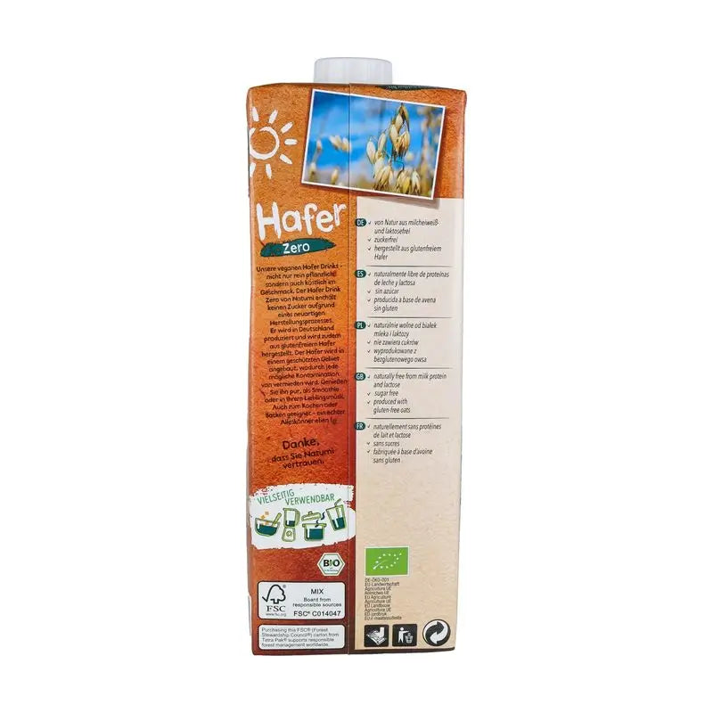Natumi Haferdrink Zero Bio , 1 Liter