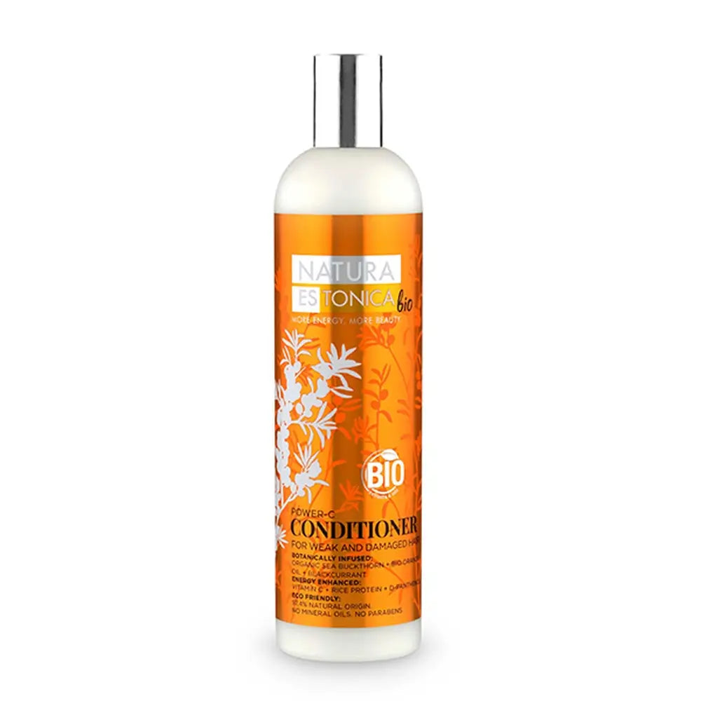 Natura Estonica Pflegespülung für schwaches & geschädigtes Haar Powerc, 400 Ml
