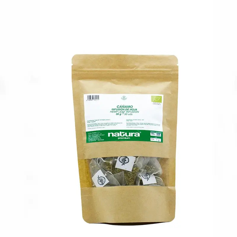 Natura Premium Hanf-Aufguss, 30 Stück.