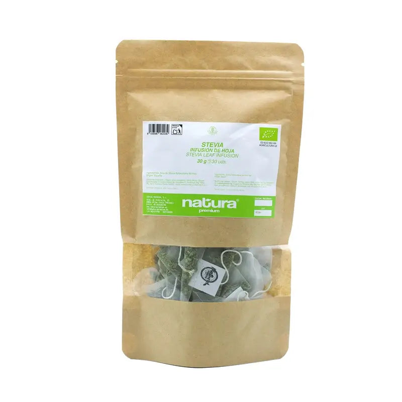 Natura Premium Stevia Aufguss, 30 Stück.