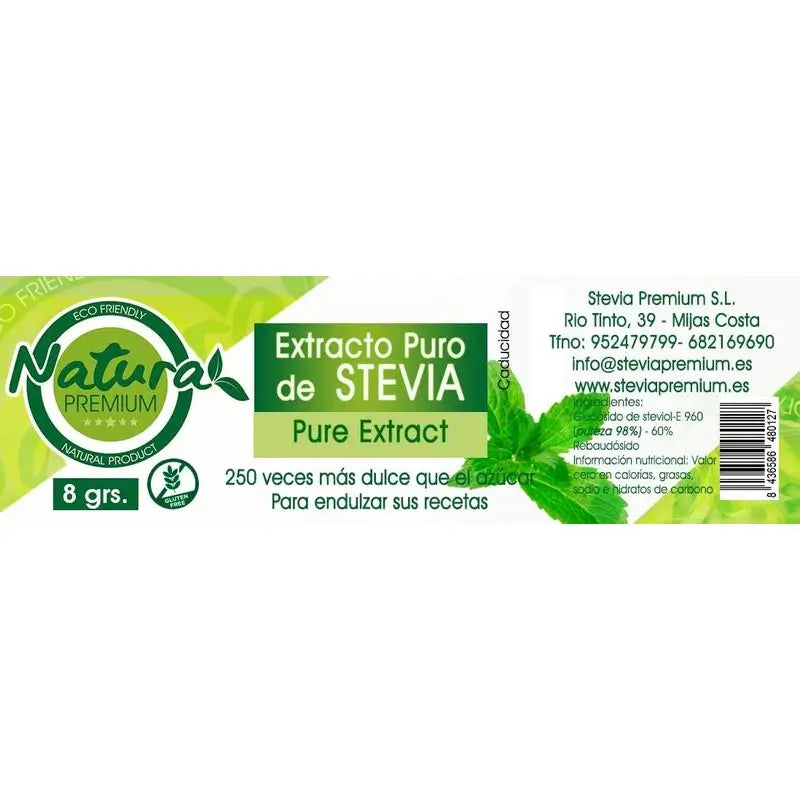 Natura Premium Stevia Reiner Extrakt , 8 g