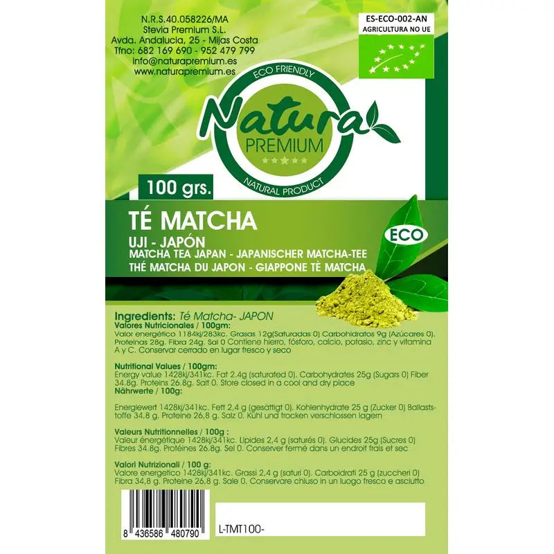 Natura Premium Matcha Tee Uji Bio , 30 g