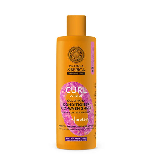 Natura Siberica Cowash 2 In 1 Conditioner mit Protein Lockensteuerung, 400 ml