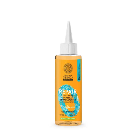 Natura Siberica Keratin Reparierendes Schäumendes Wasser, 200 ml
