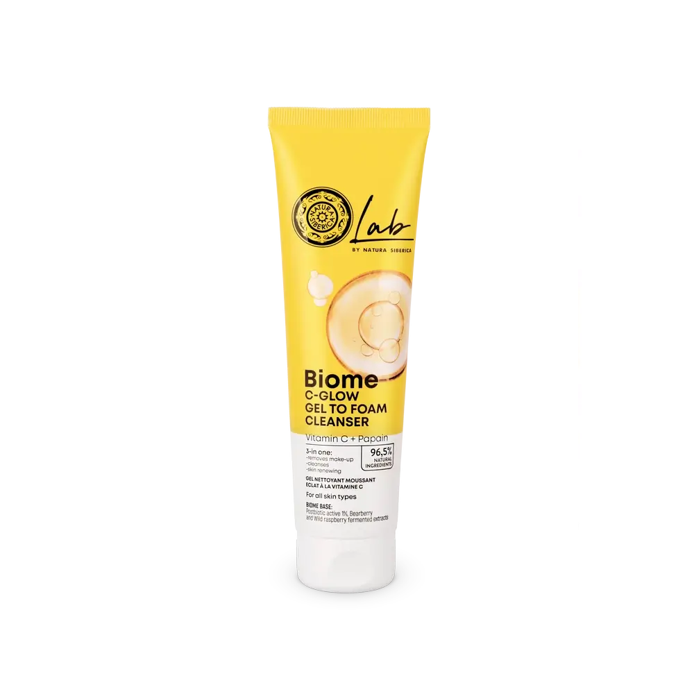 Natura Siberica Schäumendes Gesichtsreinigungsgel Cglow, 140 ml