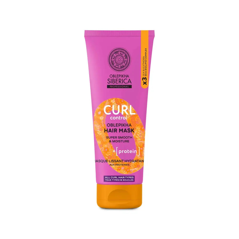 Natura Siberica Lockenkontrolle Protein Haar Maske, 200 ml