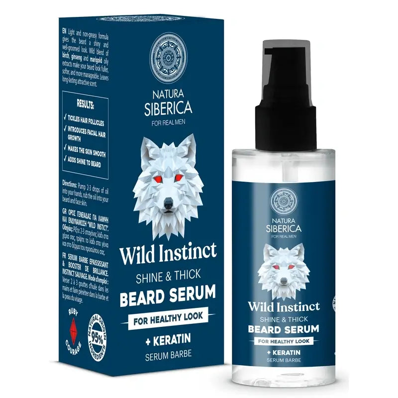 Natura Siberica Männer Wild Arctic. Bart-Serum, 50 ml